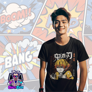 Nome do produto Camisa Zenitsu Agatsuma - Demon Slayer 