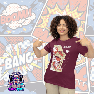 Nome do produto Camisa Titan Colossal 1 - Attack on Titan
