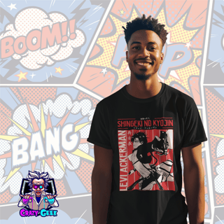 Nome do produto Camisa Levi Arckerman - Attack on Titan