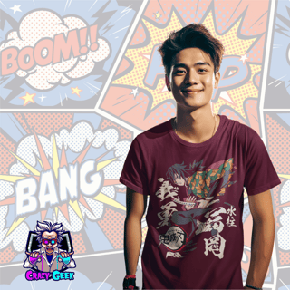 Nome do produto Camisa Hashira Gijyu Tomioka - Demon Slayer 