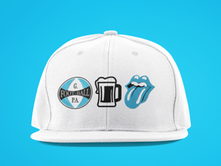 BONÉ GRÊMIO, TRAGO E ROLLING STONES