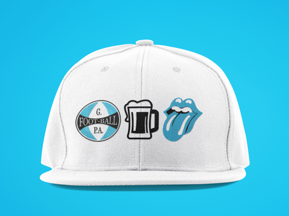 BONÉ GRÊMIO, TRAGO E ROLLING STONES