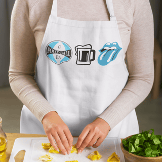 Nome do produto AVENTAL GRÊMIO, TRAGO E ROLLING STONES