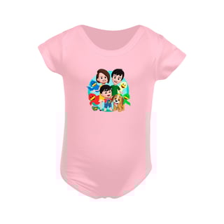 Nome do produto Body Infantil Família e Patinhos