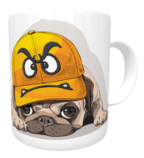 Nome do produto Caneca Angry Pug