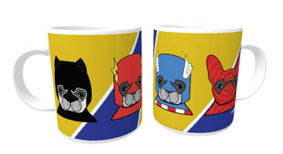 Caneca Cachorro Super Heróis