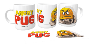 Nome do produto Caneca Angry Pug