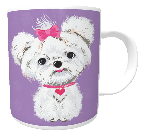 Caneca Maltês de Lacinho