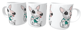 Nome do produto Caneca Bull Terrier I Love Dad