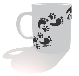 Nome do produto Caneca Cachorro Pegadas
