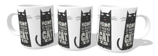 Nome do produto Caneca Home Is Where The Cat Is