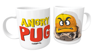 Caneca Angry Pug