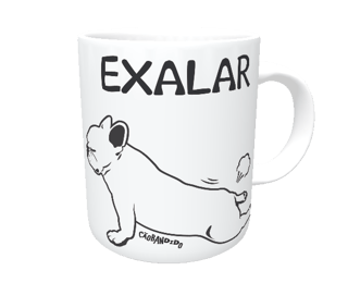 Nome do produto Caneca Cachorro Yoga Inalar e Exalar