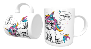 Nome do produto Caneca Bulldog Francês Unicórnio - I am So Magical