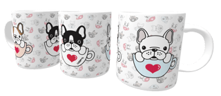 Nome do produto Caneca Bulldog Francês Hora do Café