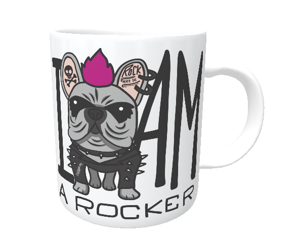 Nome do produto: Caneca I Am a Rocker