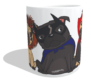 Nome do produto Caneca Cachorro Happy Halloween