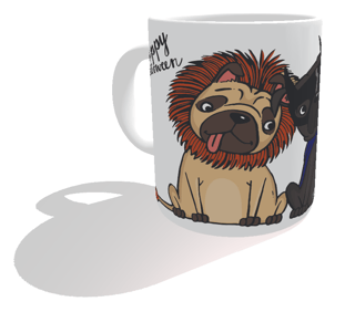 Nome do produto Caneca Cachorro Happy Halloween
