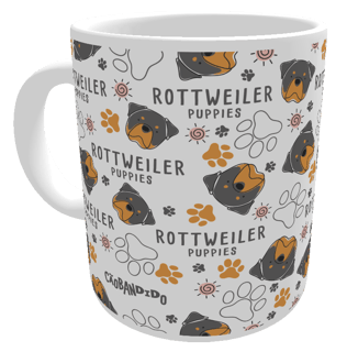 Caneca Rottweiler Puppies