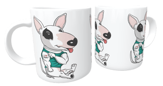 Nome do produto Caneca Bull Terrier I Love Mom