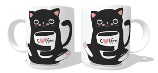 Nome do produto Caneca Gato Preto Café