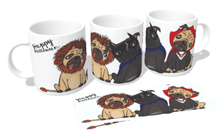 Nome do produto Caneca Cachorro Happy Halloween