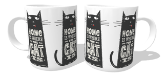 Nome do produto Caneca Home Is Where The Cat Is
