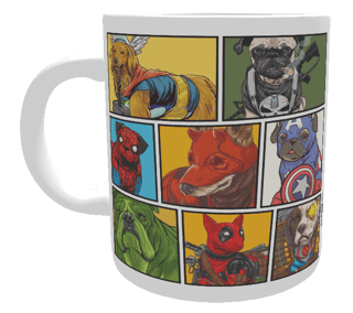 Nome do produto Caneca Marvel Dogs Super Heróis