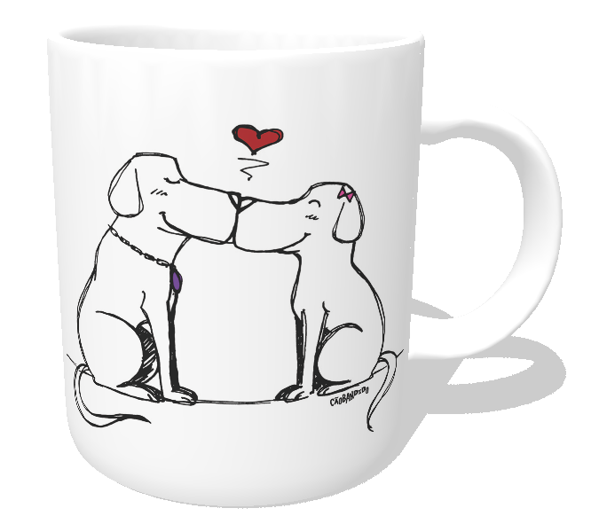 Caneca Cachorro Apaixonado