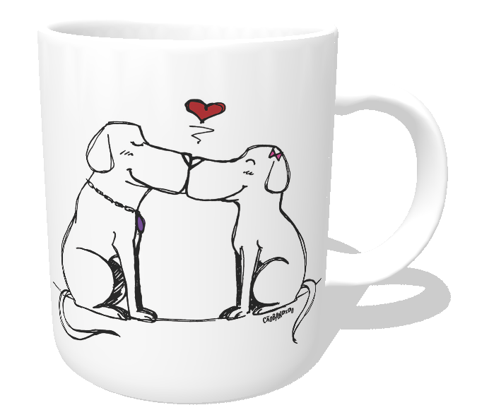 Nome do produto: Caneca Cachorro Apaixonado