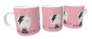 Nome do produto Caneca Bull Terrier Rock Star