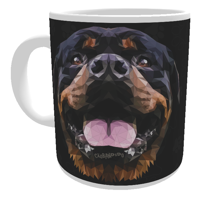 Nome do produto: Caneca Rottweiler