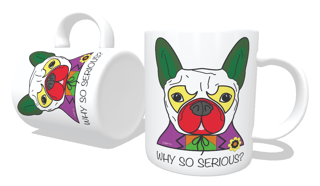 Nome do produto Caneca Cachorro Coringa - Why So Serious?