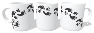 Nome do produto Caneca Cachorro Pegadas