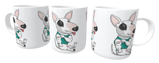 Nome do produto Caneca Bull Terrier I Love Mom