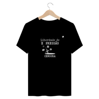 Nome do produto Camiseta - Liberdade de EXPRESSÃO CENSURA (Unissex)
