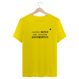 Nome do produto Camiseta - contra FATOS não existem ARGUMENTOS (Unissex)