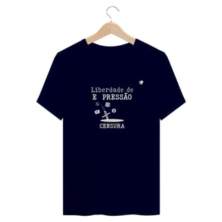 Nome do produto Camiseta - Liberdade de EXPRESSÃO CENSURA (Unissex)