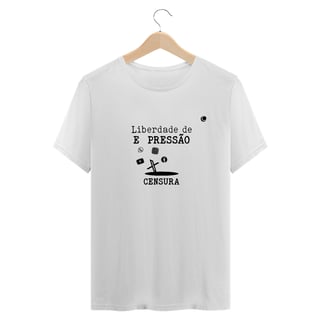 Nome do produto Camiseta - Liberdade de EXPRESSÃO CENSURA (Unissex)