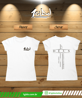 T-SHIRT 1Gido Quality - Fem | Estampa Costas - Trindade [Claras]