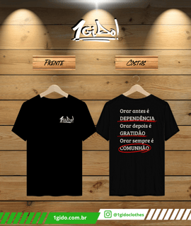 T-SHIRT Quality 1Gido - Masc | Estampa Costas - Ore [Escuras]