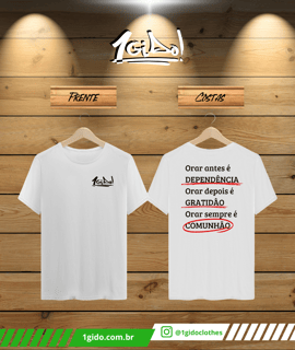 T-SHIRT Prime 1Gido - Masc | Estampa Costas - Ore [Branca]