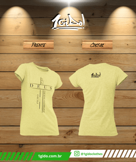 T-SHIRT 1Gido Estonada - Fem | Estampa Frente - Trindade [Colors]