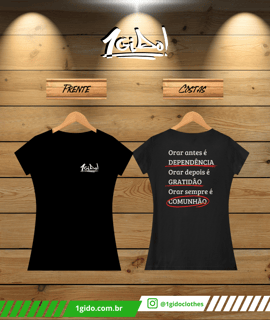 T-SHIRT Quality 1Gido - Fem | Estampa Costas - Ore [Escuras]