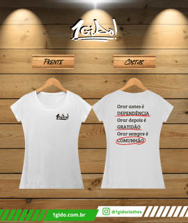 T-SHIRT Quality 1Gido - Fem| Estampa Costas - Ore [Claras]