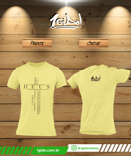 T-SHIRT 1Gido Estonada - Masc | Estampa Frente - Trindade [Colors]