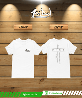 T-SHIRT Prime 1Gido - Masc | Estampa Costas - Trindade [Branca]