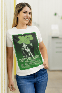 Nome do produto Camiseta Yes - Curtis Hixon Hall - Tampa Florida
