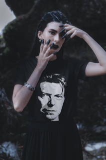 Nome do produto Camiseta David Bowie - Rosto 