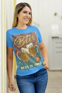 Nome do produto Camiseta Vintage Beer - malha Estonada